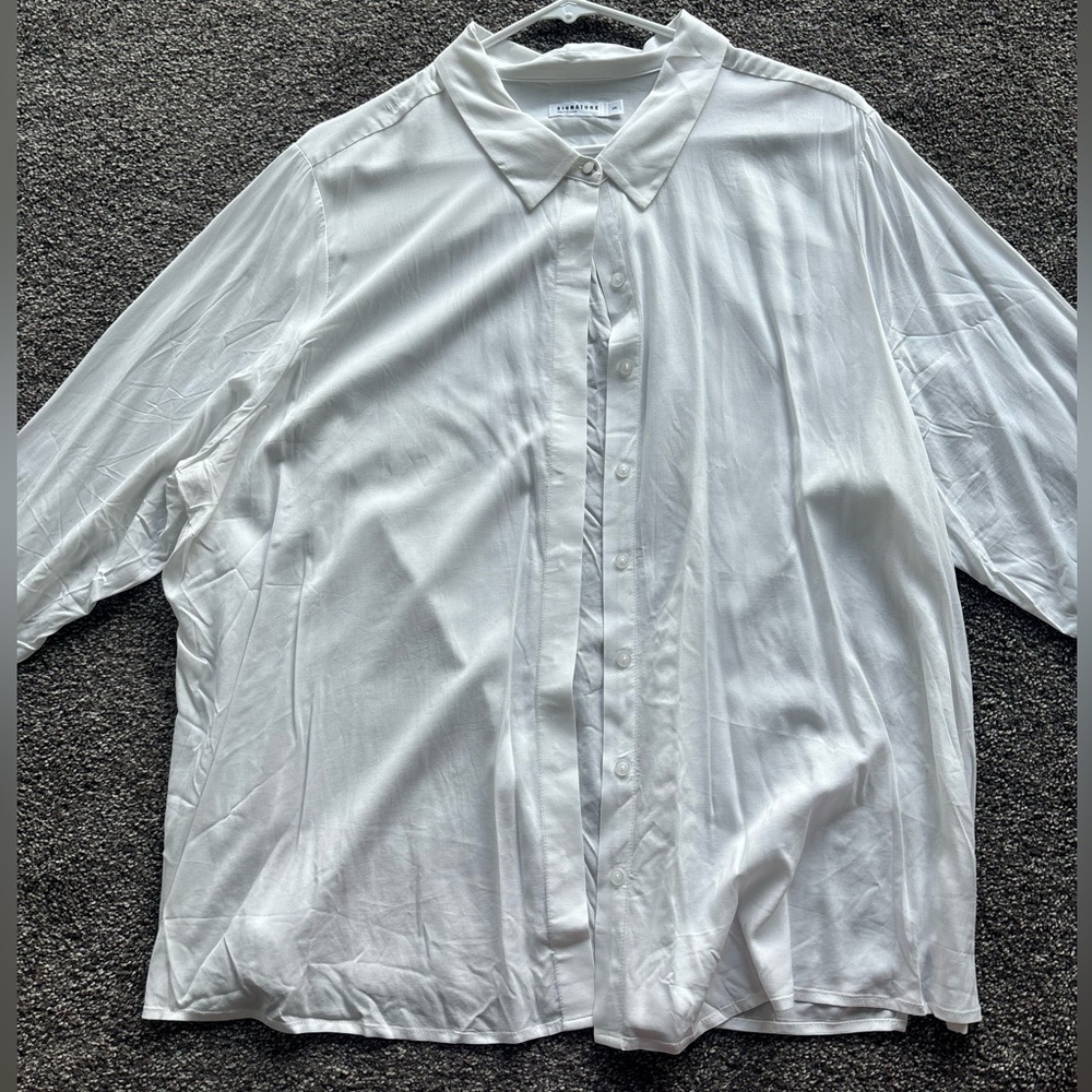 Brand New White Button-Up Shirt